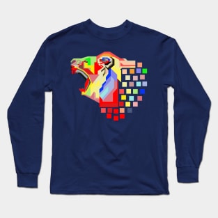 Abstract bear Long Sleeve T-Shirt